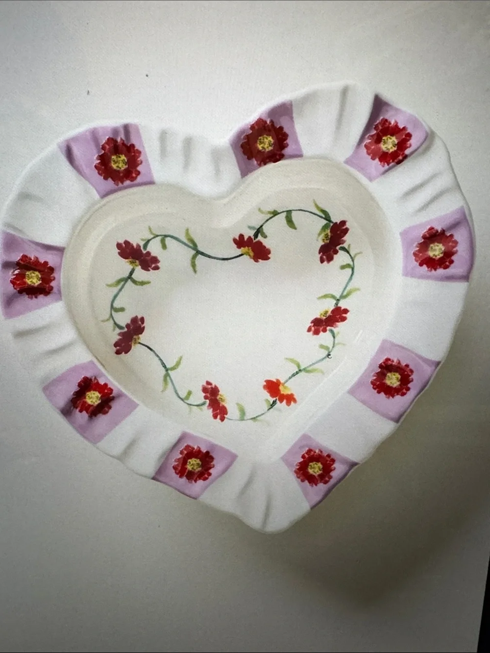 Amma Ramekin Heart-Shaped Stoneware Dish